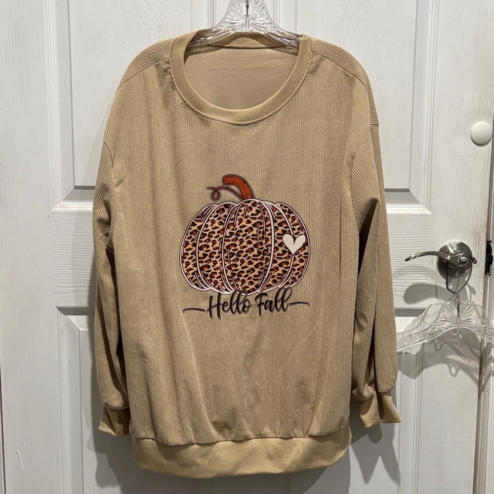 Hello Fall Pumpkin Sweatshirt